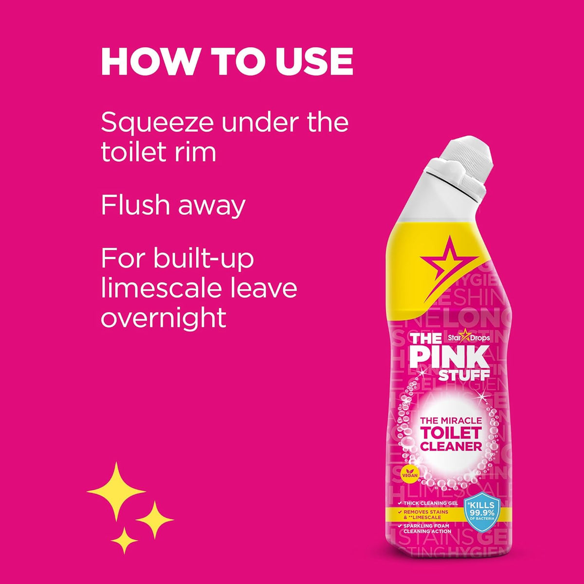 The Pink Stuff Miracle Toilet Cleaner Gel 750ml