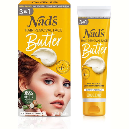 Nad's 3-in-1 Hair Removal Face Butter 60ml