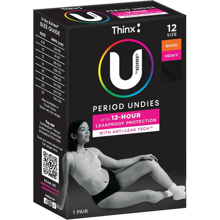 U by Kotex Bikini Size 12