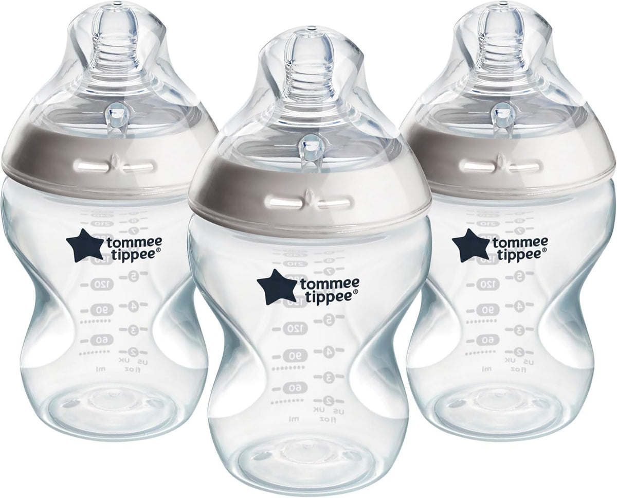 Tommee Tippee Natural Start 260ml PP Bottles Boy 3 Pack
