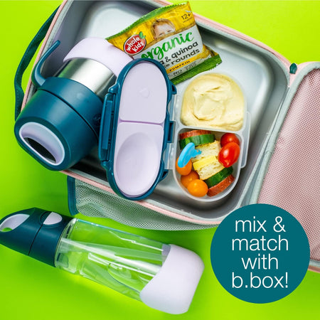 B.box Insulated Food Jar Blue Slate 335ml