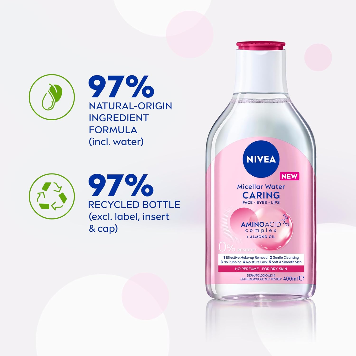 Nivea Caring Micellar Water 400ml