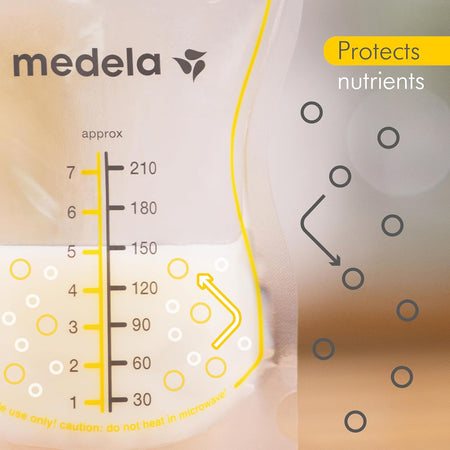 Medela Easy Pour Breast Milk Storage Bags 25 Pack