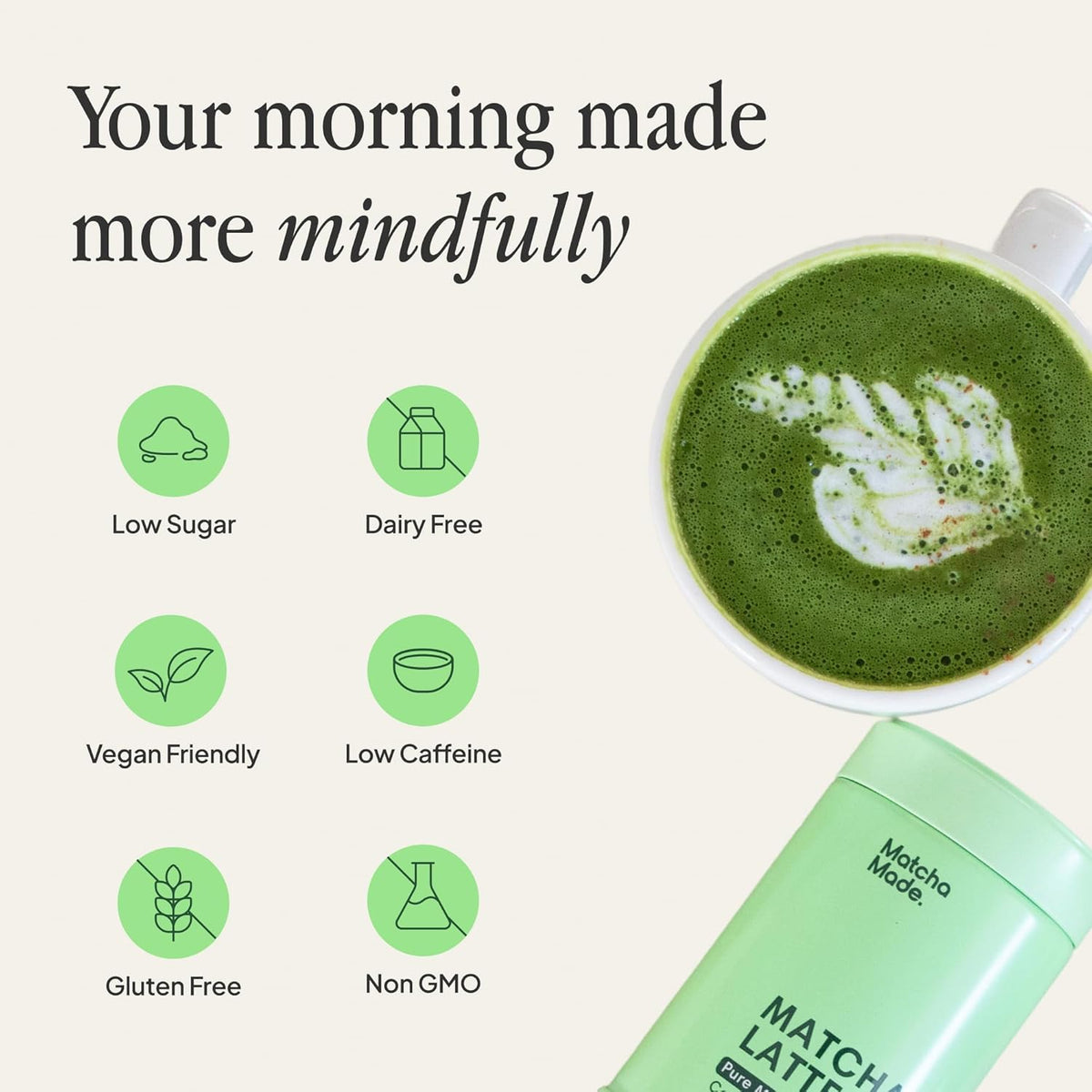 Morning Made Unsweetened Matcha Latte 60g
