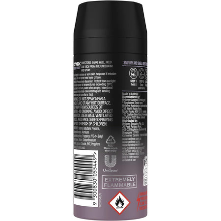 Lynx Antiperspirant Aerosol Black Night 165ML