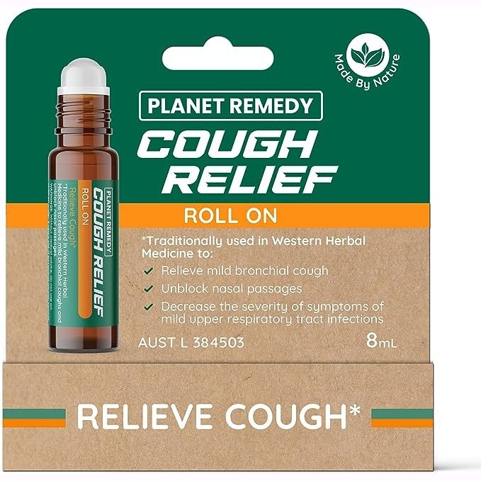 Planet Remedy Cough Relief Roll On 8ml