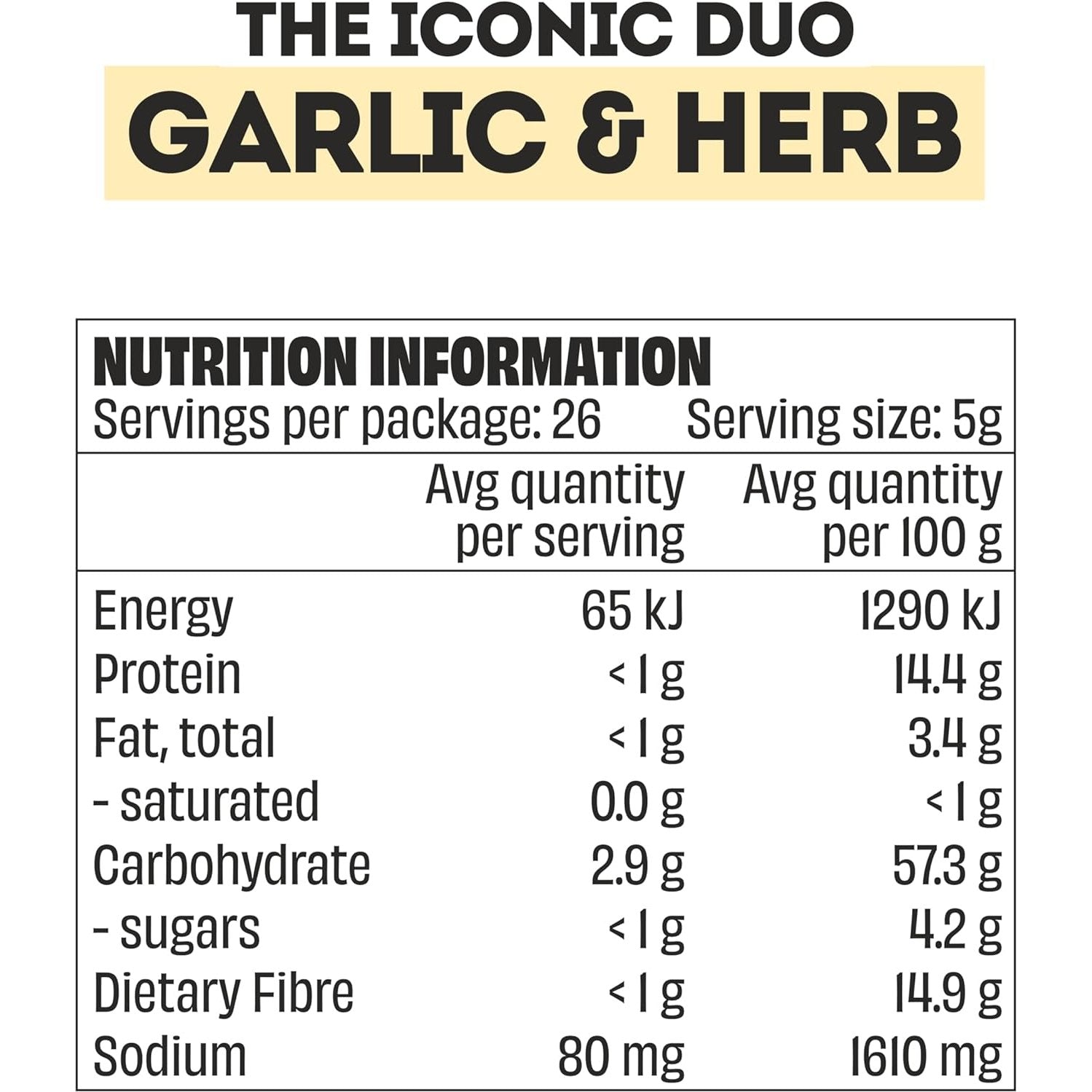 Mingle Garlic & Herb All Natural Seasoning 130g