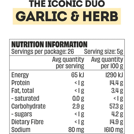 Mingle Garlic & Herb All Natural Seasoning 130g