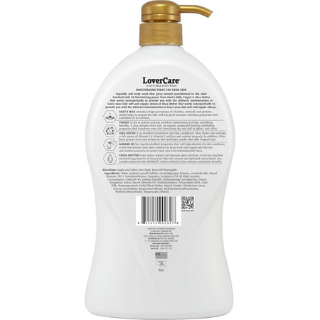 Lovercare Goat's Milk Shower Cream Almond Oil & Cocoa Butter 1.2 L