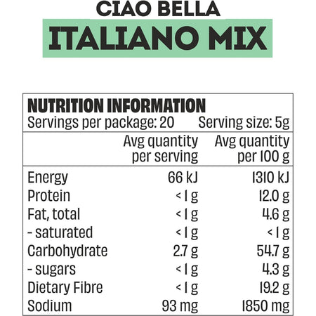 Mingle Italiano Mix All Natural Seasoning 100g