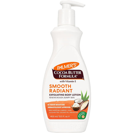Palmers Cocoa Butter Retexture & Renew Exfoliating Body Lotion 400ml
