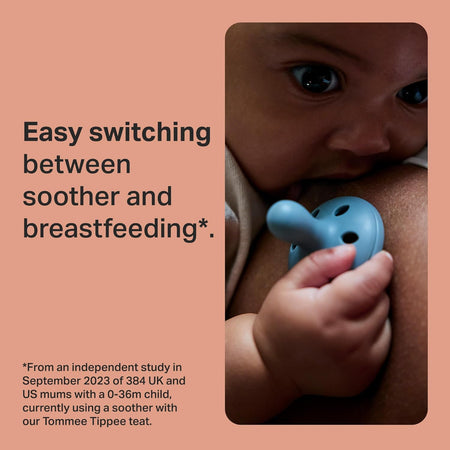 Tommee Tippee Breast Like Soother 6-18 Months 2 Pack