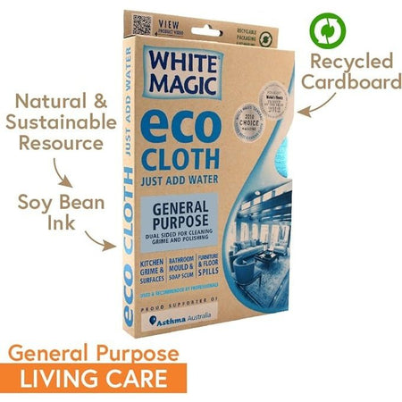 White Magic Eco MicroFibre General Purpose 1Pk