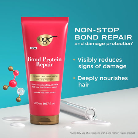 OGX Bond Protein Repair 1-minute Treatment Mask 200ml