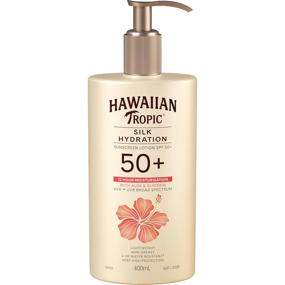 Hawaiian Tropic Silk Hydration Lotion spf50 400ml