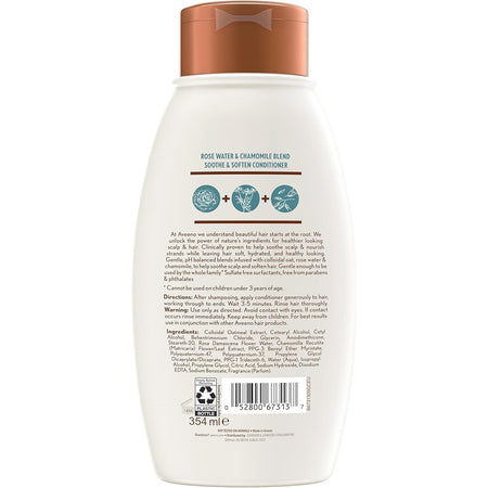 Aveeno Rose Water & Chamomile Conditioner 354ml