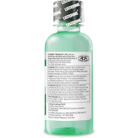 Listerine Freshburst Zero Mouthwash 100ml