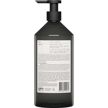 Thankyou Body Wash Botanical Sweet Orange & Almond 1L