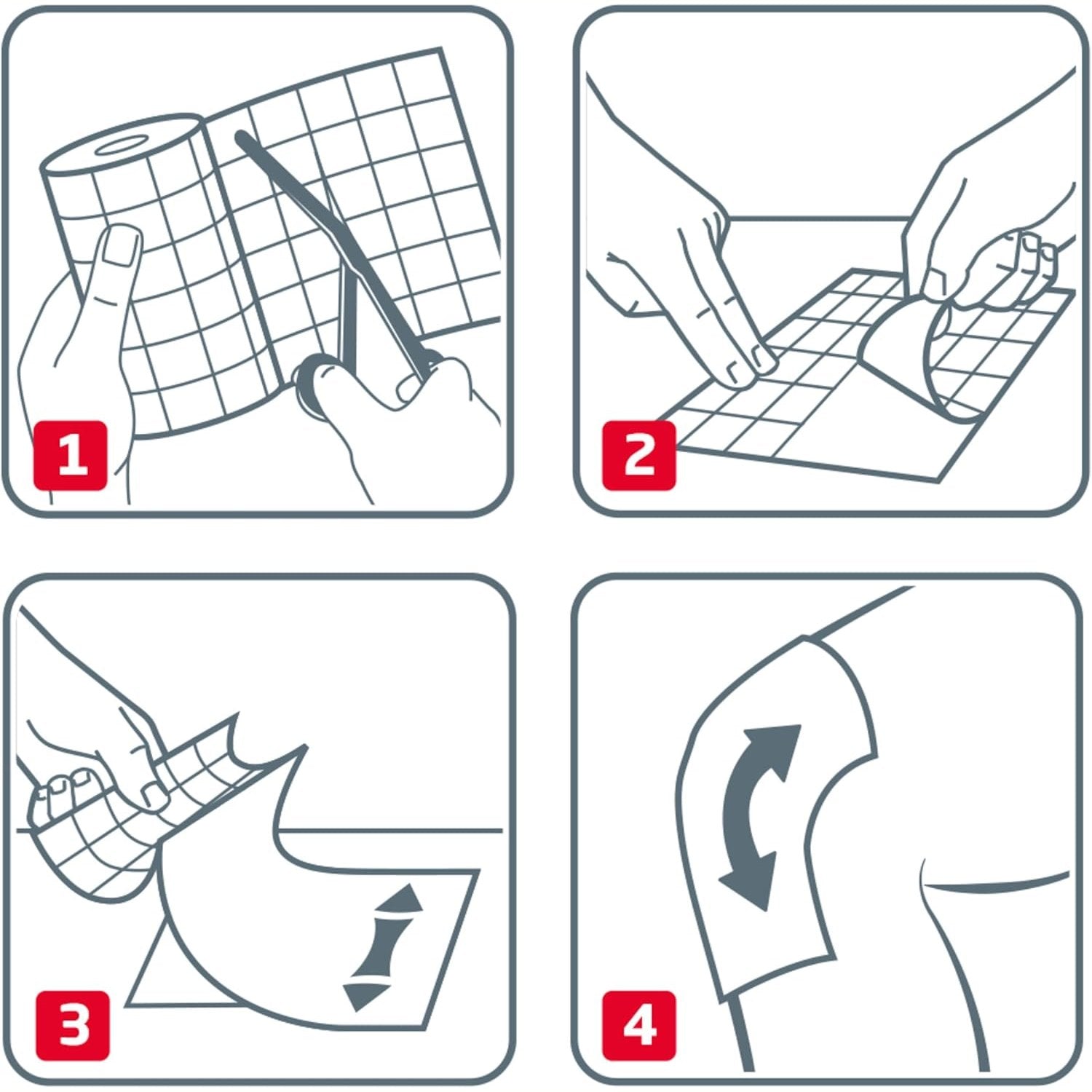 Hypafix Wide Area Fixation 2.5cmx10m 1 Each