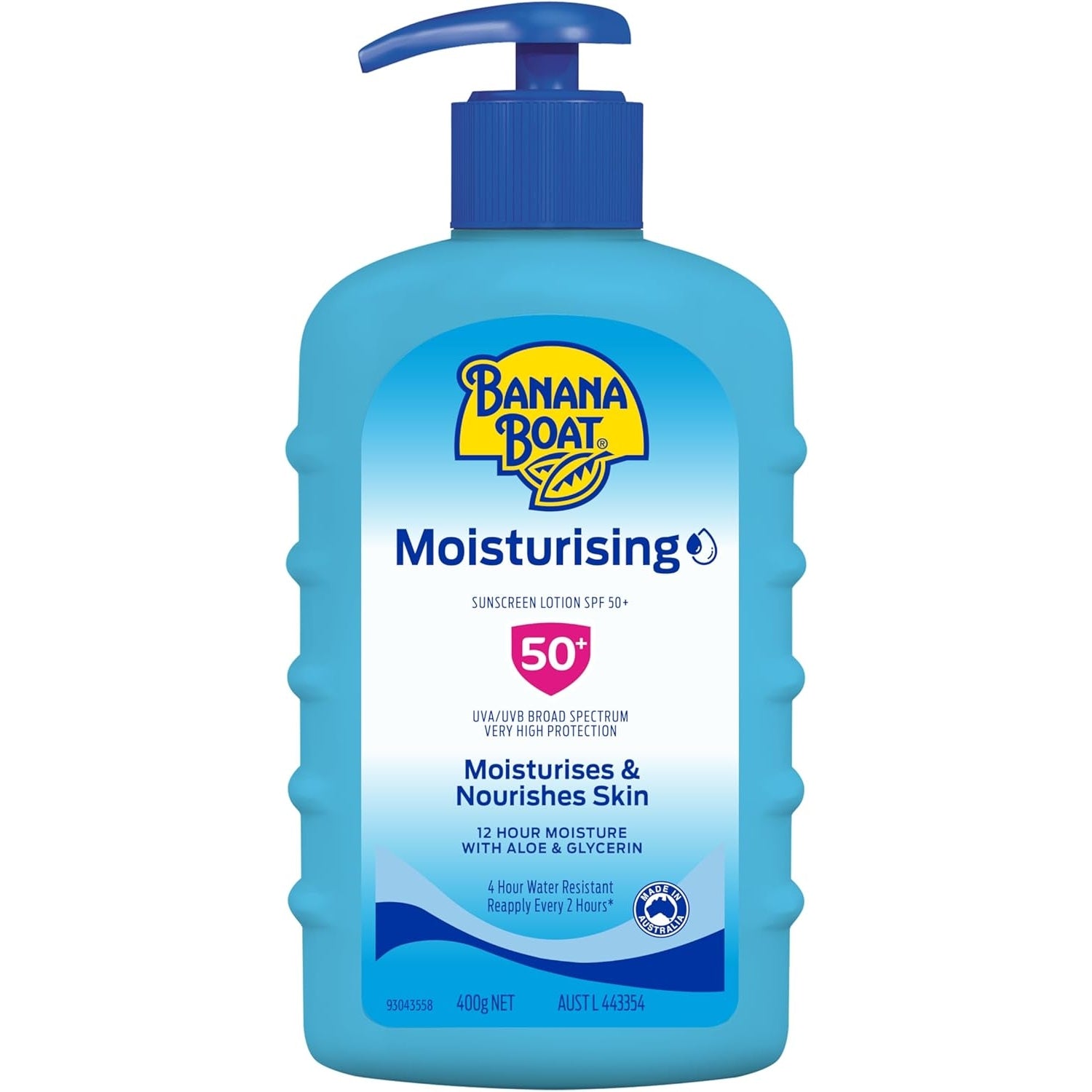 Banana Boat Moisturising Pump Spf50 400g