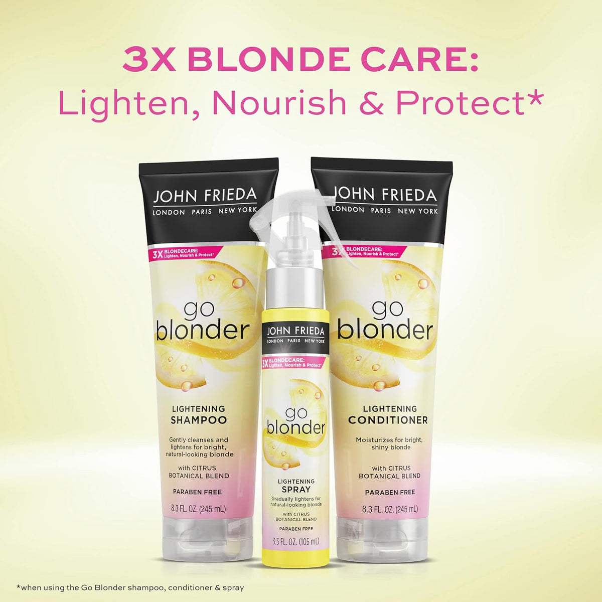 John Frieda Sheer Blonde Go Blonder Controlled Lightening Spray 103ml