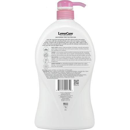 Lovercare Goat's Milk Shower Cream Cherry Blossom 1.2 L