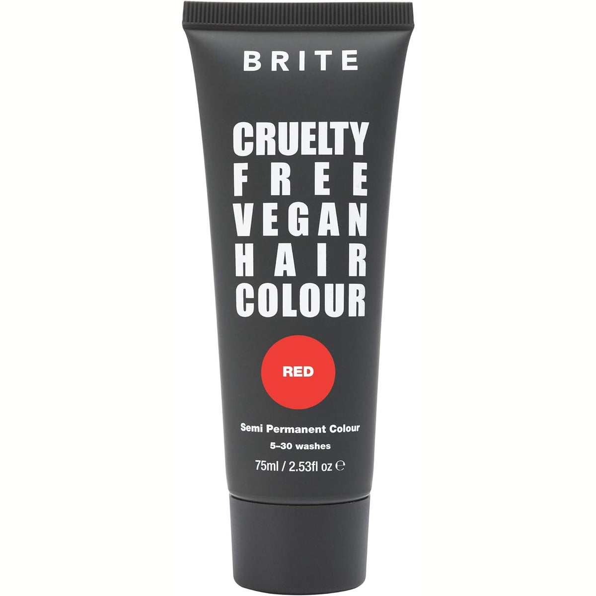 Brite Organix Semi Permanent Hair Colour Red 75ml