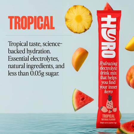 Hyro Electrolyte Sachets Tropical Hasta 15x4g