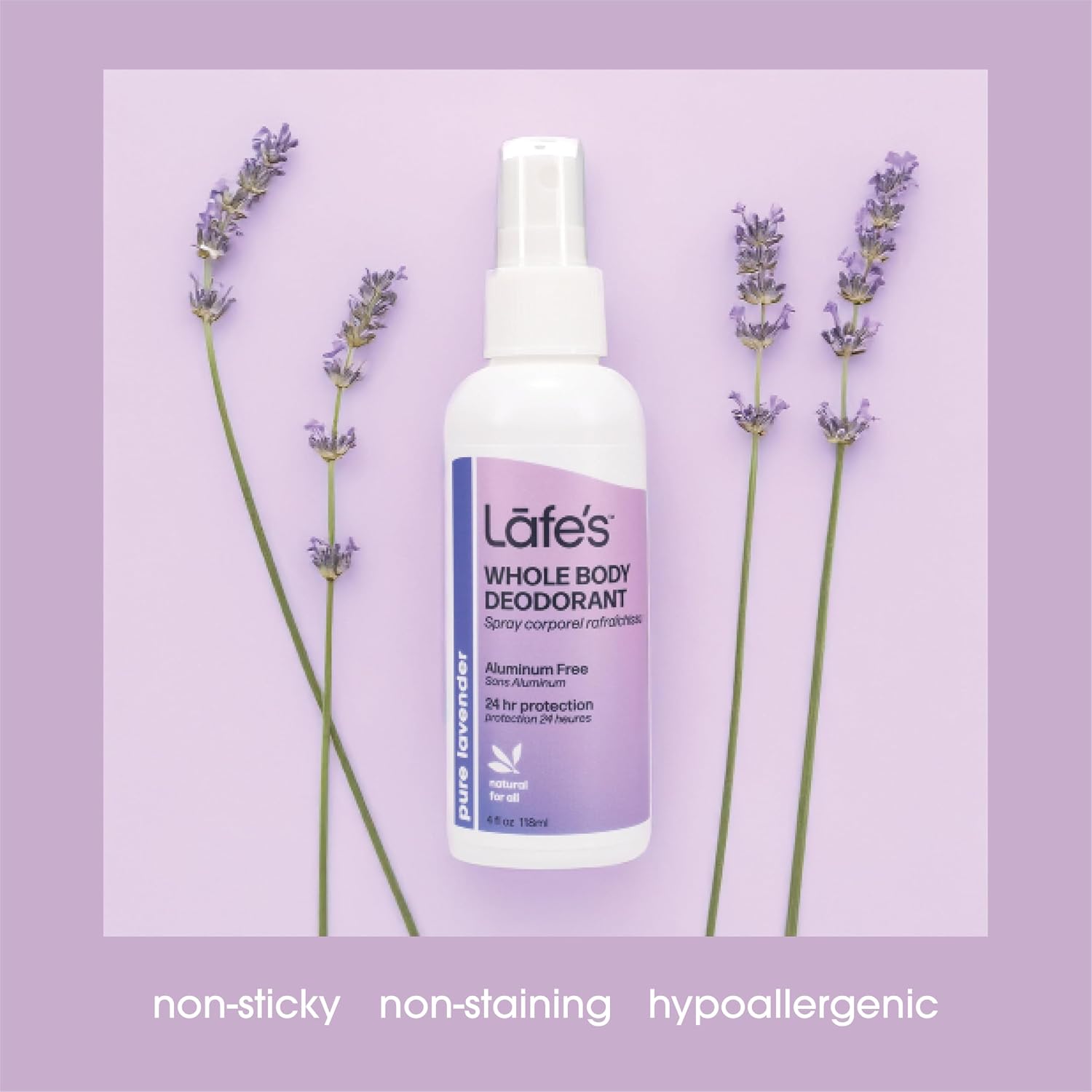 Lafe's Whole Body Deodorant Pure Lavender 118ml