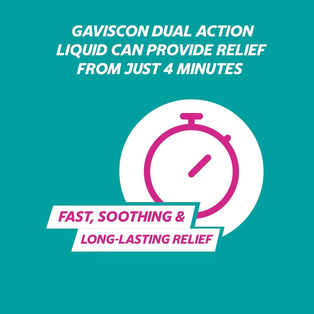 Gaviscon Dual Action Peppermint Oral Liquid Suspension 500ml