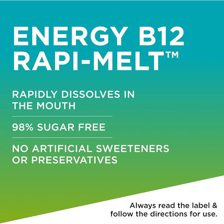 Blackmores Energy B12 Rapi-Melt Cherry Flavour 60 Tablets