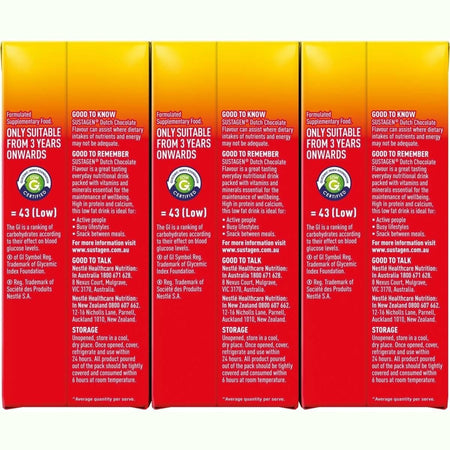 Sustagen Rtd Dutch Choc 250ml 3pk