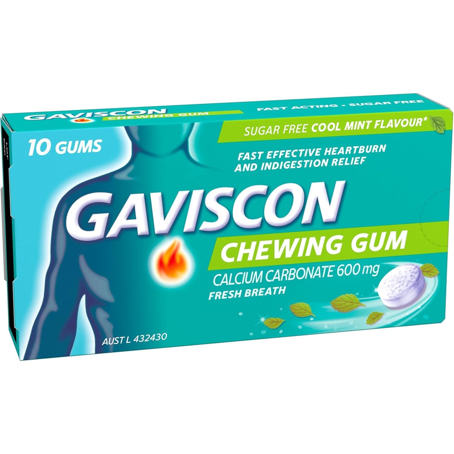 Gaviscon Chewing Gum 10 Pack