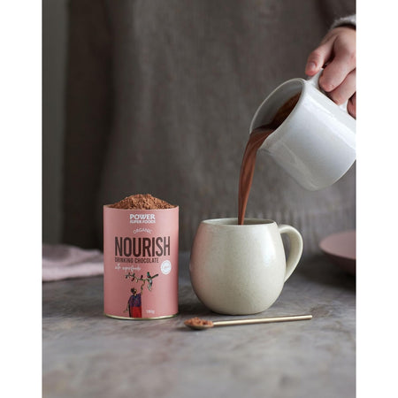 POWER SUPER FOODS Organic Nourish Drinking Chocolate With Superfoods 180g