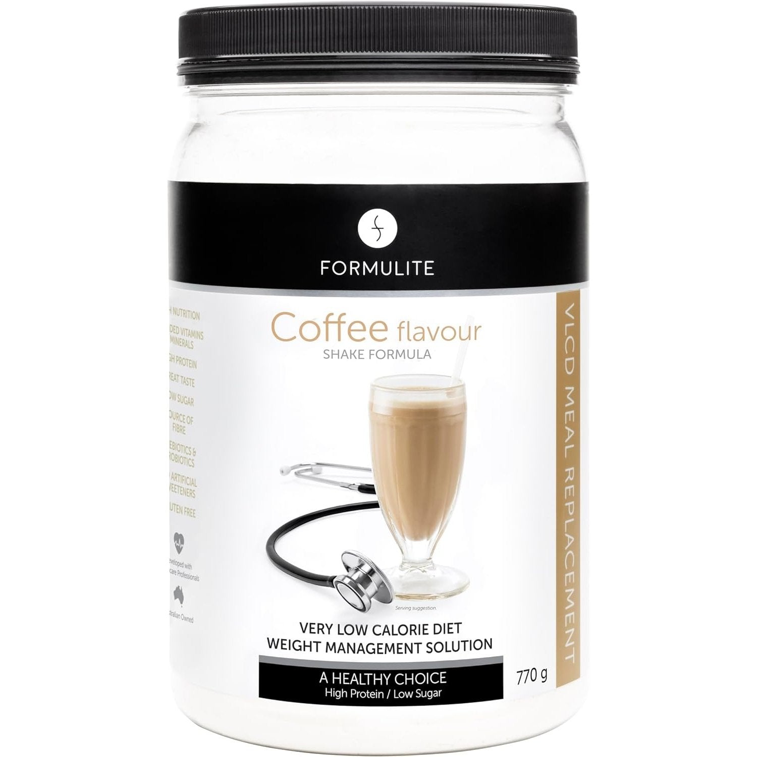 Formulite Formulite Meal Replacement Tub - Coffee Flavour 770g - 14 Serves ...