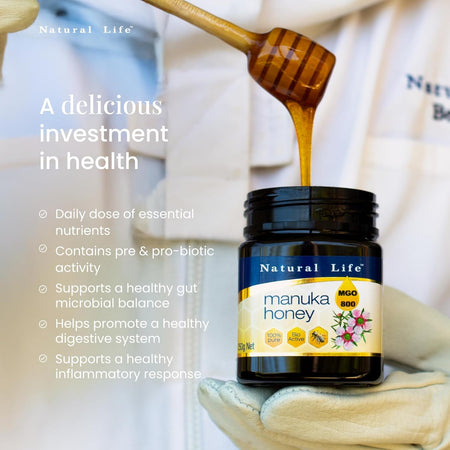 Natural Life Manuka Honey MGO 800 250g