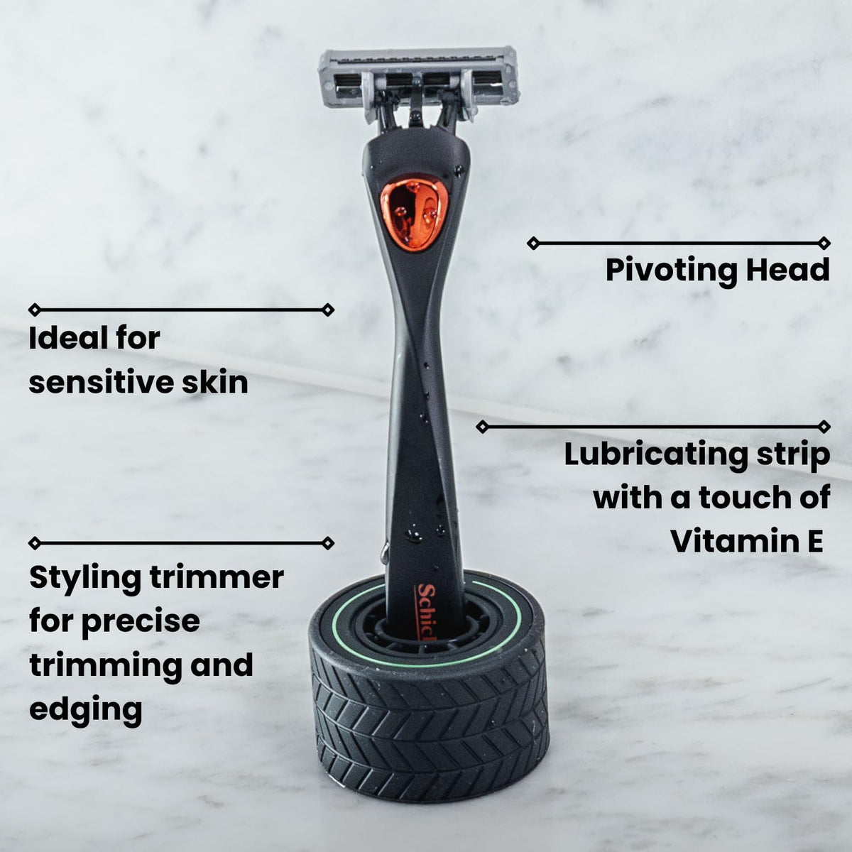 Schick 6 Razor Mens Kit