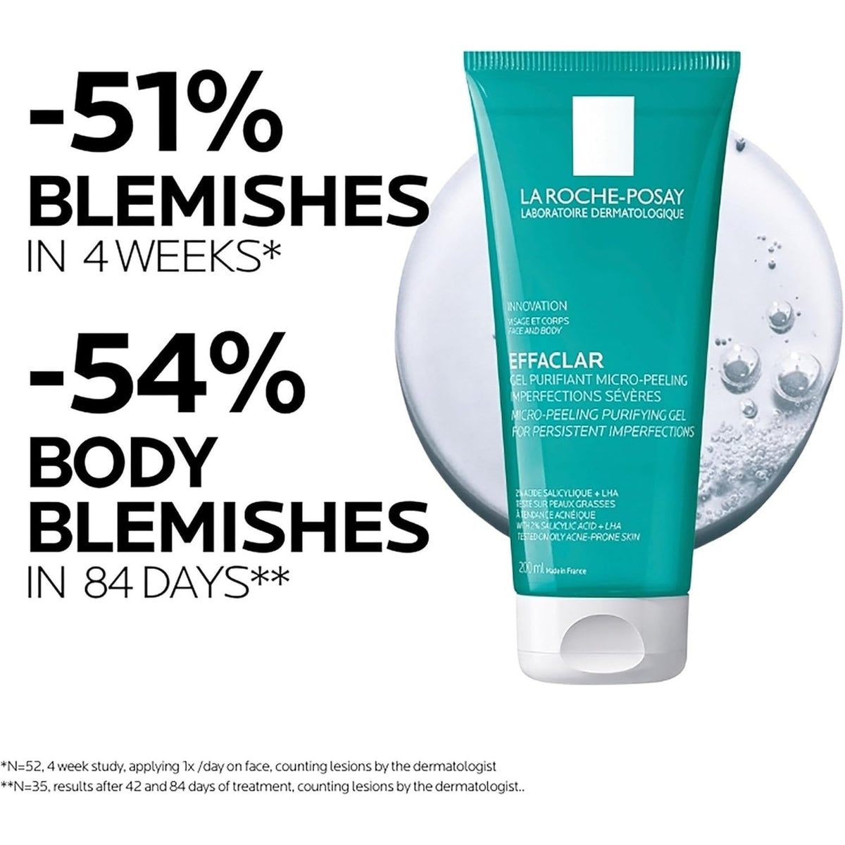 La Roche-Posay Effaclar Micro-Peeling Gel Cleanser 200mL