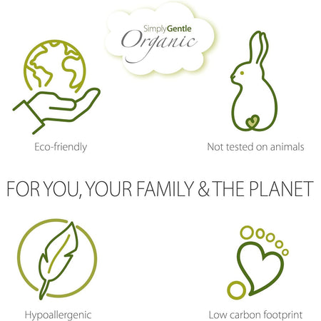 SIMPLY GENTLE ORGANIC Cotton Balls 100pk