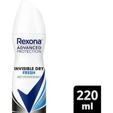 Rexona for Women Antiperspirant Advanced Invisible Fresh 220ml