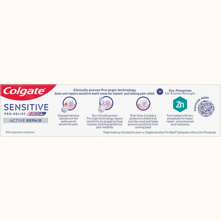 Colgate Toothpaste Sensitive ProRelief Active Repair + Enamel 110g