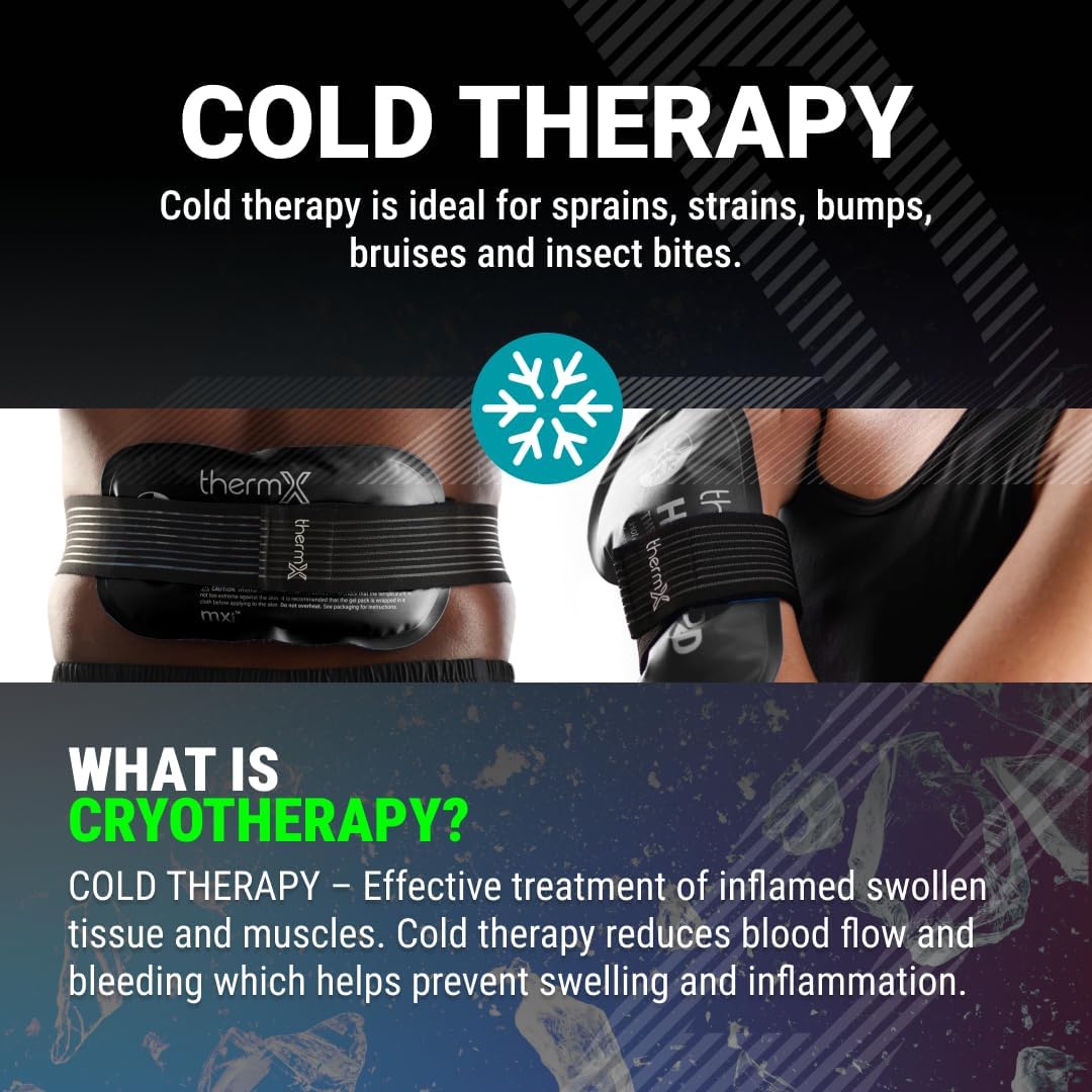 Thermx Reusable Hot/cold Therapy Pack With Strap, 26.3 X 15.5 Cm Size