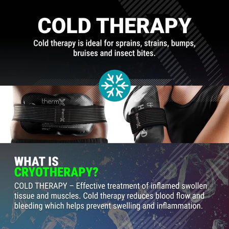 Thermx Reusable Hot/cold Therapy Pack With Strap, 26.3 X 15.5 Cm Size