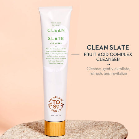 The Organic Skin Co Organic Clean Slate Cleanser Fruit Acid Complex 90ml