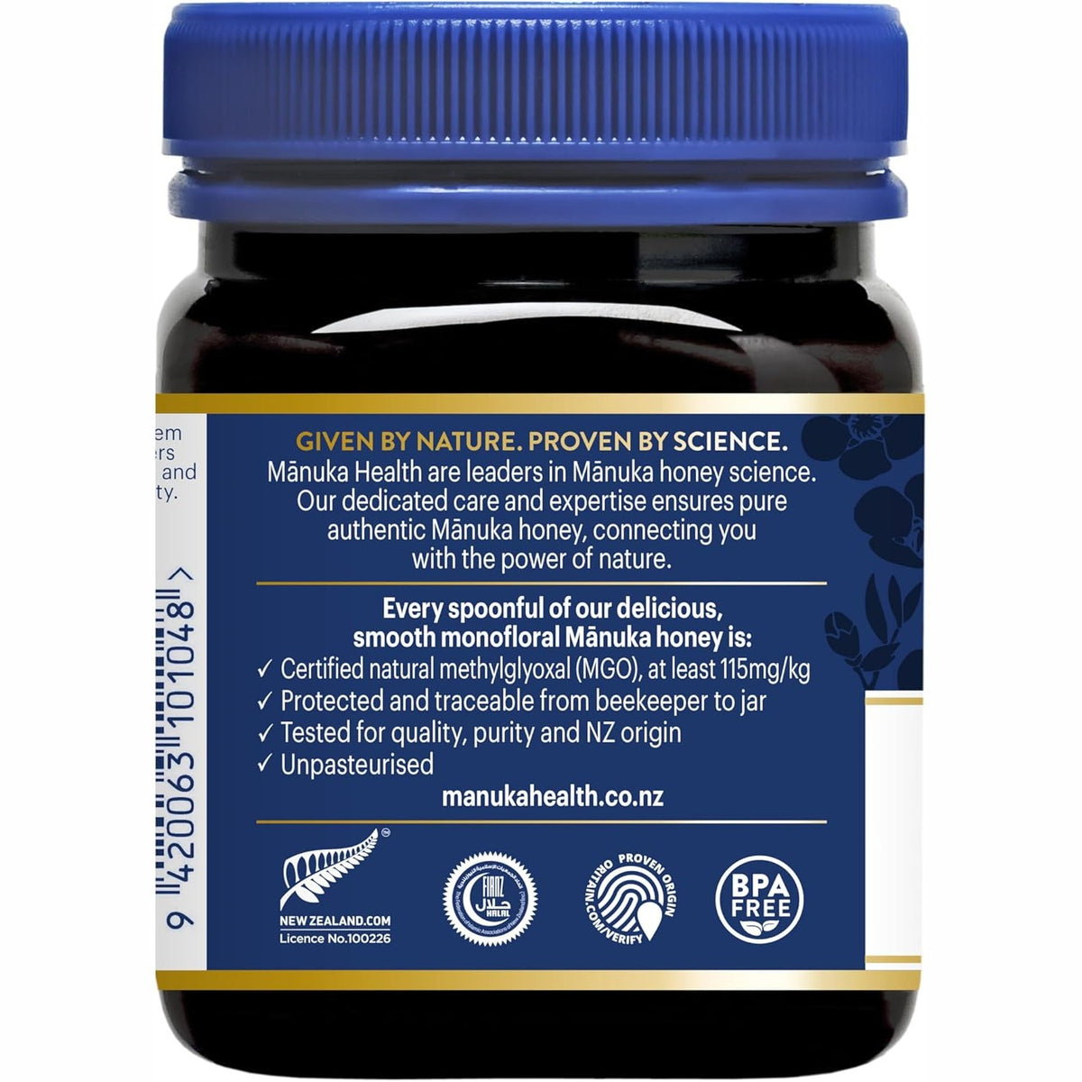Manuka Health Mgo 115+ Umf 6 Manuka Honey 250g