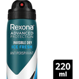 Rexona for Men Antiperspirant Advanced Invisible Ice Fresh 220ml