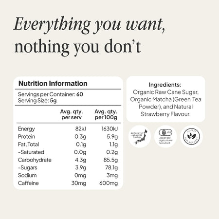 Morning Made Vanilla Matcha Latte 300g