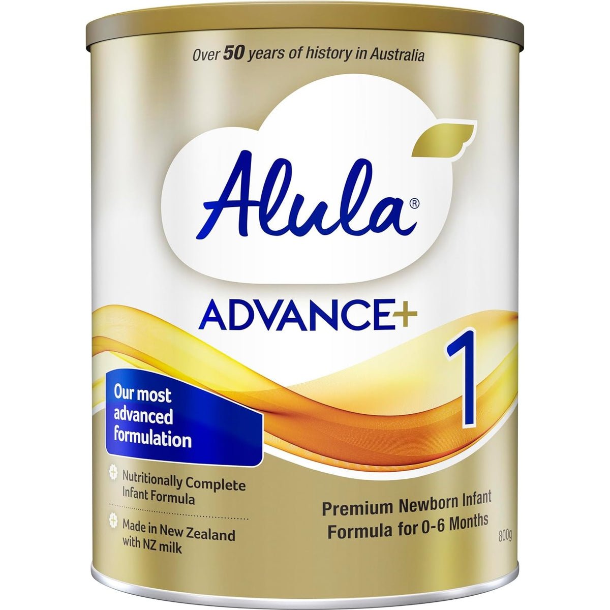 Alula Advance+ Stage 1 Premium Newborn Infant Formula 0-6 Months 800g