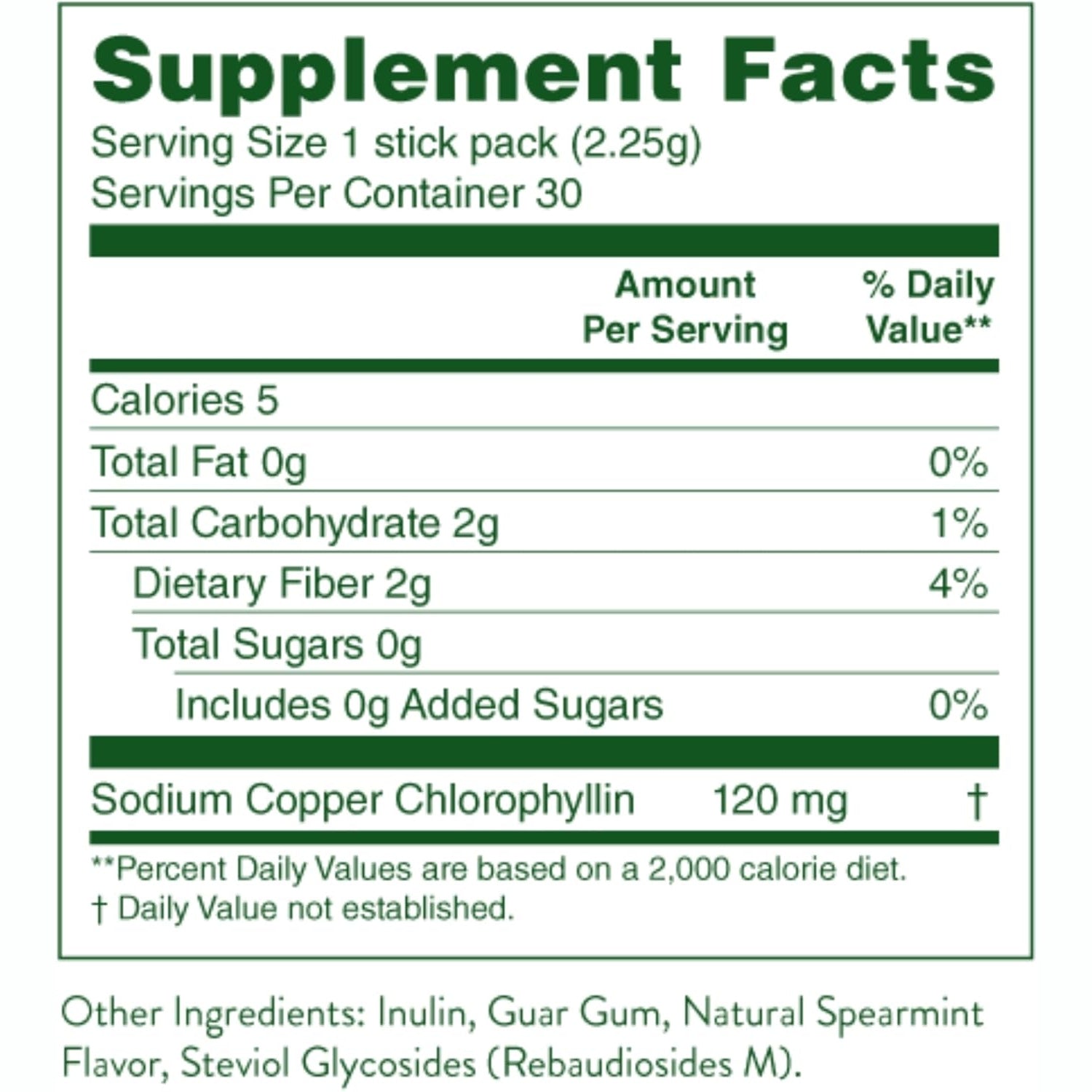 Nature's Sunshine Chlorophyll Detoxifying Sticks 30s