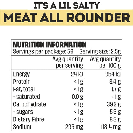 Mingle Meat All Rounder All Natural Seasoned Salt 140g